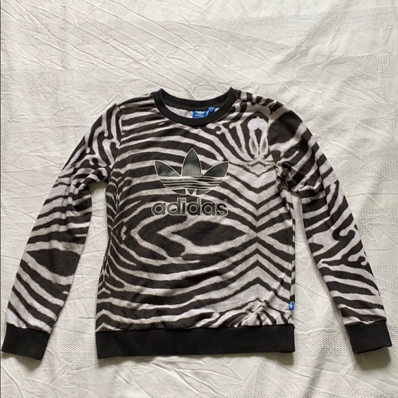 adidas Sweaters - Adidas Printed Sweatshirt